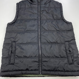 Boys Anko, hooded puffer vest / sleeveless jacket, GUC, size 9,  