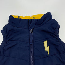 Load image into Gallery viewer, Boys Target, navy vest / sleeveless jacket, GUC, size 000,  