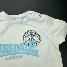 Load image into Gallery viewer, Boys Lonsdale, white cotton t-shirt / top, FUC, size 00,  