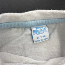 Load image into Gallery viewer, Boys Lonsdale, white cotton t-shirt / top, FUC, size 00,  