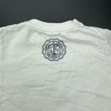 Load image into Gallery viewer, Boys Lonsdale, white cotton t-shirt / top, FUC, size 00,  