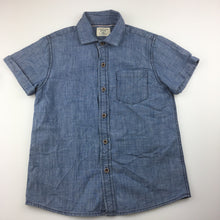 Load image into Gallery viewer, Boys Next, cotton lightweight denim short sleeve shirt, GUC, size 7
