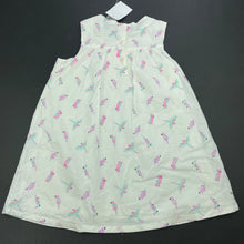 Load image into Gallery viewer, Girls Target, lined lightweight cotton party dress, birds, NEW, size 2, L: 48cm