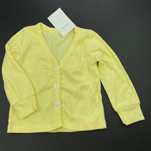Load image into Gallery viewer, Girls Milk Threads, yellow cotton long sleeve top, NEW, size 1,  