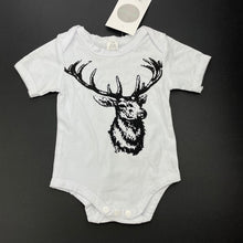 Load image into Gallery viewer, unisex Milk Threads, stretchy bodysuit / romper, stag, NEW, size 000,  