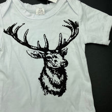Load image into Gallery viewer, unisex Milk Threads, stretchy bodysuit / romper, stag, NEW, size 000,  