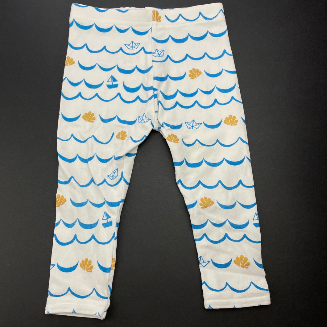 Girls M&S, stretchy leggings / bottoms, elasticated, FUC, size 1,  