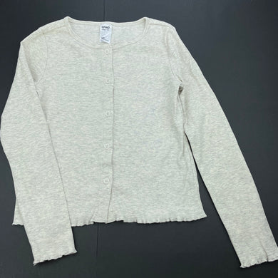 Girls Anko, ribbed long sleeve top, marks front & sleeves, FUC, size 10,  