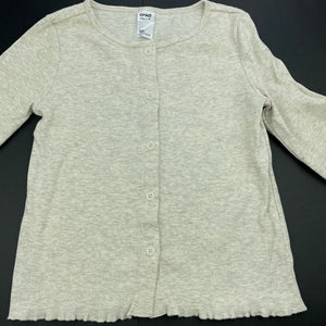 Girls Anko, ribbed long sleeve top, marks front & sleeves, FUC, size 10,  