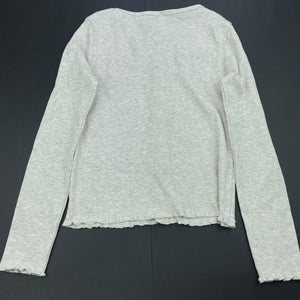 Girls Anko, ribbed long sleeve top, marks front & sleeves, FUC, size 10,  