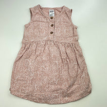 Load image into Gallery viewer, Girls Anko, pink &amp; white floral cotton dress, EUC, size 1, L: 41cm