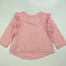 Load image into Gallery viewer, Girls Dymples, pink cotton long sleeve top, EUC, size 00,  