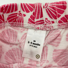 Load image into Gallery viewer, Girls Target, pink &amp; white cotton shorts, elasticated, GUC, size 00,  