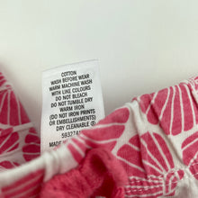Load image into Gallery viewer, Girls Target, pink &amp; white cotton shorts, elasticated, GUC, size 00,  