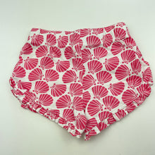 Load image into Gallery viewer, Girls Target, pink &amp; white cotton shorts, elasticated, GUC, size 00,  