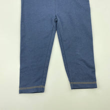 Load image into Gallery viewer, Girls Anko, blue stretchy leggings, elasticated, EUC, size 1,  