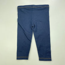 Load image into Gallery viewer, Girls Anko, blue stretchy leggings, elasticated, EUC, size 1,  