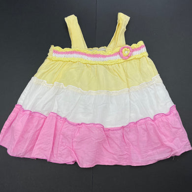 Girls Target, lightweight cotton summer top, FUC, size 1,  