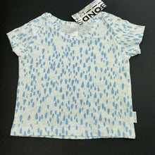 Load image into Gallery viewer, unisex Bonds, blue &amp; white cotton t-shirt / top, NEW, size 000,  