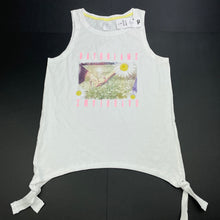 Load image into Gallery viewer, Girls Target, white cotton side tie tank top, NEW, size 10,  