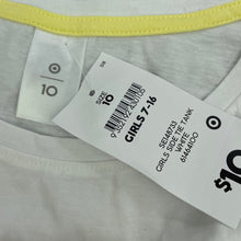 Load image into Gallery viewer, Girls Target, white cotton side tie tank top, NEW, size 10,  