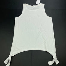 Load image into Gallery viewer, Girls Target, white cotton side tie tank top, NEW, size 10,  