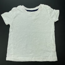 Load image into Gallery viewer, Boys Dymples, white cotton t-shirt / top, GUC, size 00,  