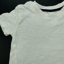 Load image into Gallery viewer, Boys Dymples, white cotton t-shirt / top, GUC, size 00,  