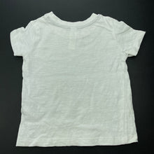 Load image into Gallery viewer, Boys Dymples, white cotton t-shirt / top, GUC, size 00,  