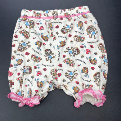 Girls Hooligans, cotton shorts, elasticated, GUC, size 0,  