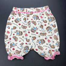 Load image into Gallery viewer, Girls Hooligans, cotton shorts, elasticated, GUC, size 0,  