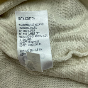Boys Anko, beige cotton long sleeve top, EUC, size 10,  