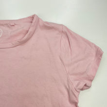 Load image into Gallery viewer, Girls KID, pink stretchy t-shirt / top, GUC, size 16,  