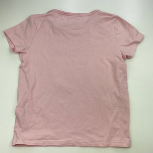 Girls KID, pink stretchy t-shirt / top, GUC, size 16,  