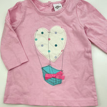 Load image into Gallery viewer, Girls Baby Berry, pink cotton long sleeve t-shirt / top, FUC, size 00,  