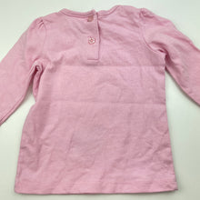 Load image into Gallery viewer, Girls Baby Berry, pink cotton long sleeve t-shirt / top, FUC, size 00,  