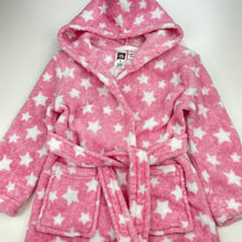 Load image into Gallery viewer, Girls Kids &amp; Co, fleece dressing gown / bath robe, L: 70cm, FUC, size 5,  