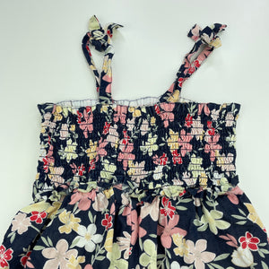 Girls Anko, floral cotton summer playsuit, FUC, size 2,  