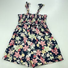 Load image into Gallery viewer, Girls Anko, floral cotton summer playsuit, FUC, size 2,  
