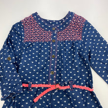 Load image into Gallery viewer, Girls Little Lass, long sleeve tunic top, L: 49cm, EUC, size 6,  