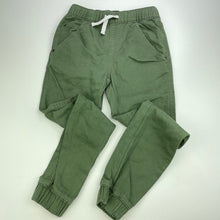 Load image into Gallery viewer, Boys Anko, khaki casual pants, elasticated, Inside leg: 55cm, small mark front left leg, FUC, size 8,  