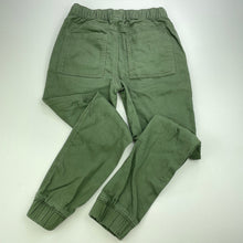 Load image into Gallery viewer, Boys Anko, khaki casual pants, elasticated, Inside leg: 55cm, small mark front left leg, FUC, size 8,  