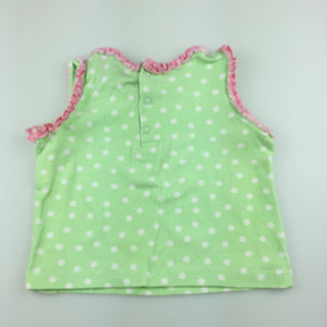 Girls Sprout, green soft stretchy t-shirt / top, GUC, size 00