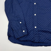 Load image into Gallery viewer, Boys H&amp;M, navy cotton long sleeve shirt, EUC, size 10,  