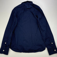 Load image into Gallery viewer, Boys H&amp;M, navy cotton long sleeve shirt, EUC, size 10,  