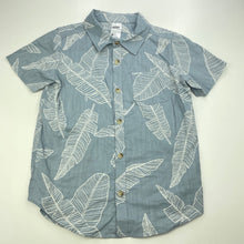Load image into Gallery viewer, Boys Anko, blue cotton short sleeve shirt, EUC, size 4,  