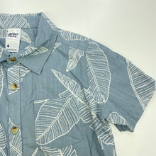 Load image into Gallery viewer, Boys Anko, blue cotton short sleeve shirt, EUC, size 4,  