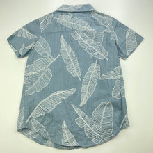 Load image into Gallery viewer, Boys Anko, blue cotton short sleeve shirt, EUC, size 4,  