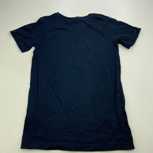 Boys Anko, navy cotton t-shirt / top, boat, EUC, size 6,  