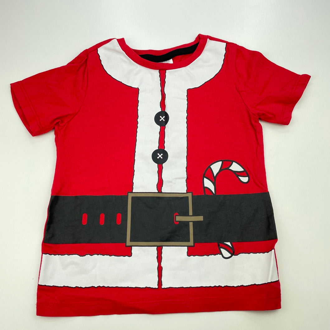 unisex B&L, cotton Christmas t-shirt / top, GUC, size 4,  